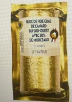Bloc de foie gras de canard du sud-ouest avec 50% de morceaux