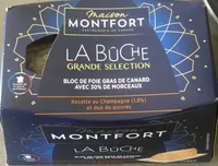 Bloc de foie gras de canard avec 30% de morceaux