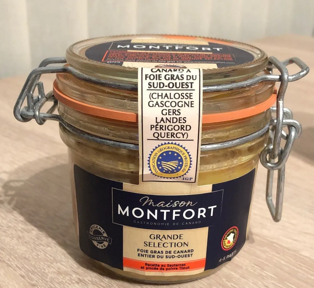 Foie gras de canard entier, Sauternes et poivre de Timut