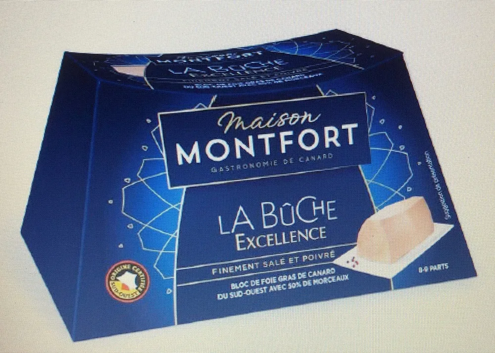 Bloc de foie gras de canard avec 30% morceaux