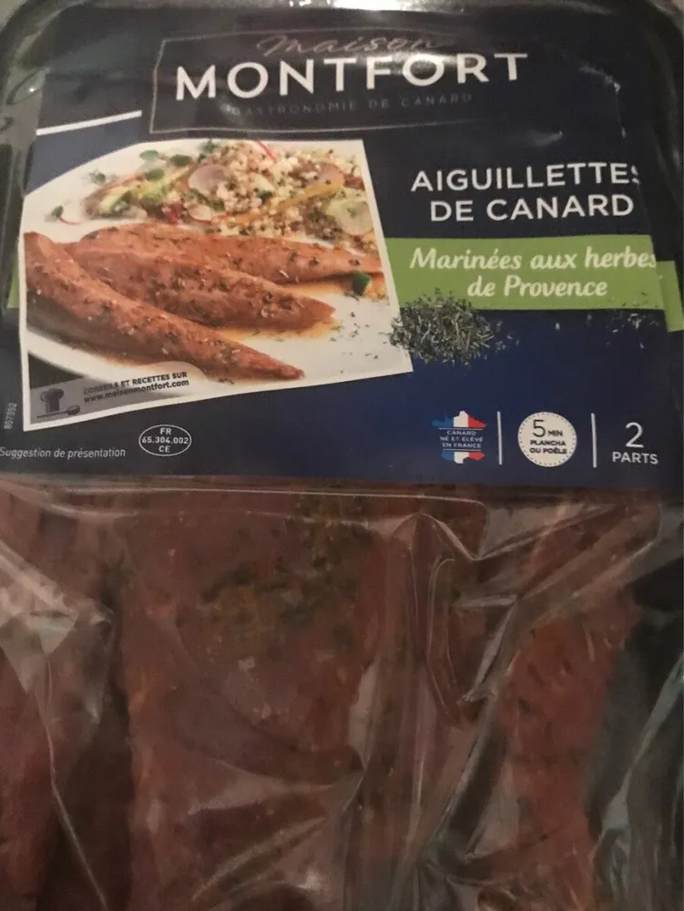 Aiguillettes de canard Marinées aux herbes de Provence