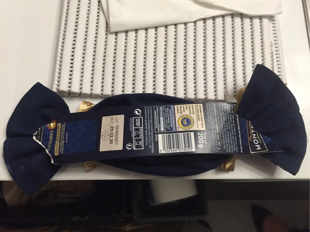 Foie gras de canard du Sud-Ouest cuit au torchon Excellence IGP