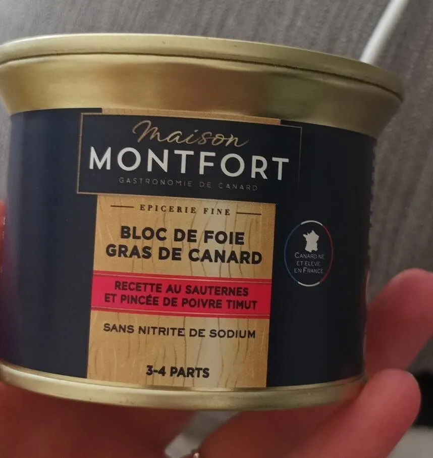 Bloc de foie gras de canard