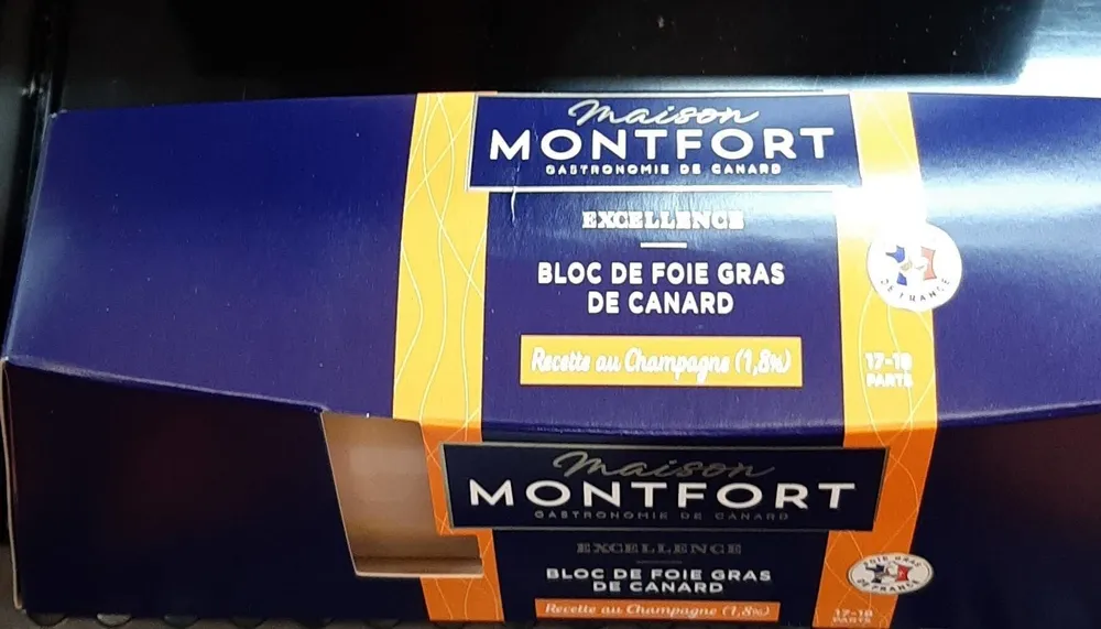 Bloc de foie gras de canard