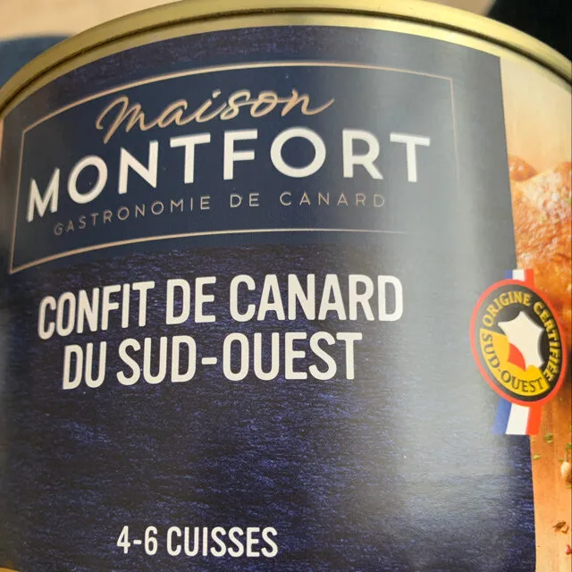 Confit de canard du Sud-Ouest
