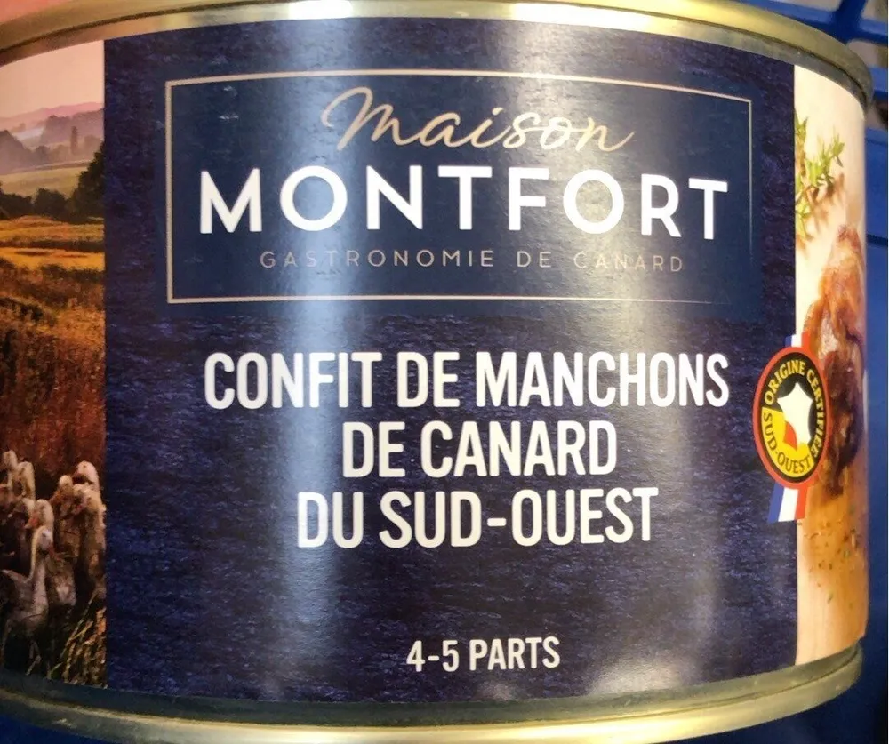 Confit manchons canard