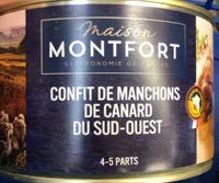 Confit manchons canard