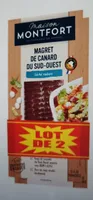 Magret de canard du Sud-Ouest Séché Nature 2x80g Montfort