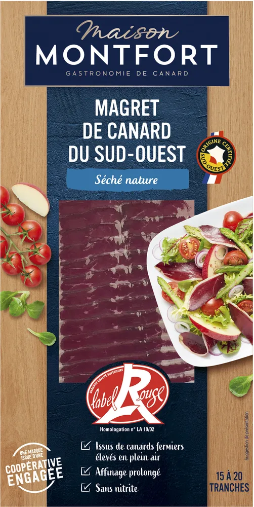 Magret canard séché