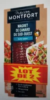 Magret de canard IGP Sud-ouest Label Rouge Séché Nature 2x80g