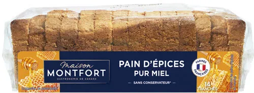 Pain d’épices spécial foie gras pur miel