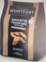 Baguette tranchée grillée à la farine de froment