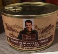 Confit de gésiers de canard du sud-ouest