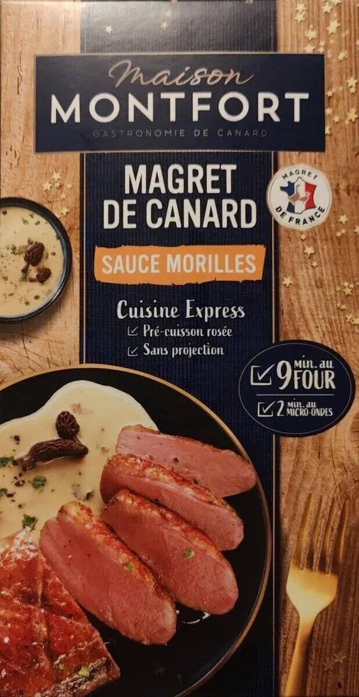 Magret de canard sauce Morilles