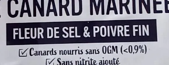 CANARD MARINEE FLEUR DE SEL & POIVRE FIN