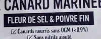CANARD MARINEE FLEUR DE SEL & POIVRE FIN