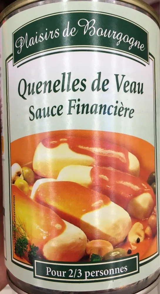 Quenelles de Veau Sauce Financière