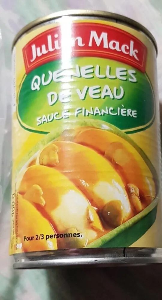 Quenelles de veau sauce financière