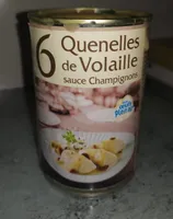 Quenelle de volaille sauce champignon