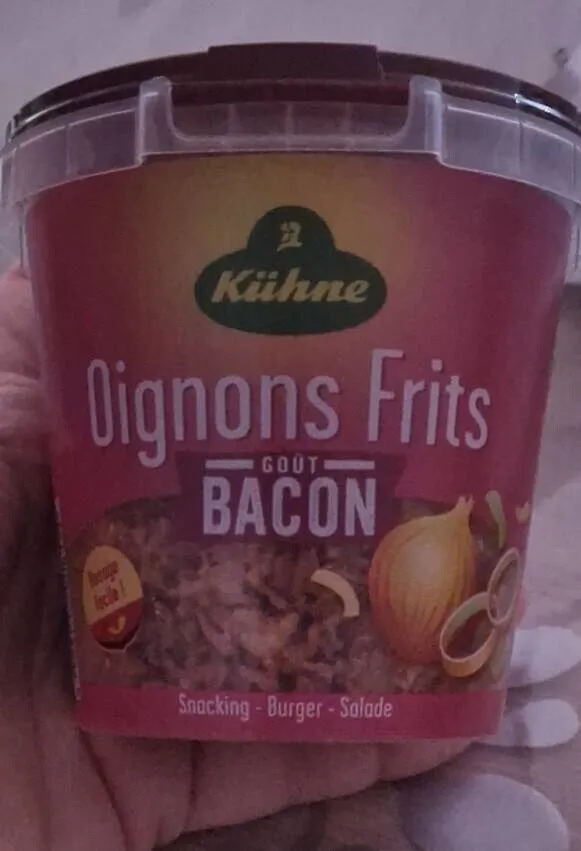 Oignons frits goût bacon