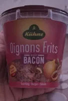Oignons frits goût bacon