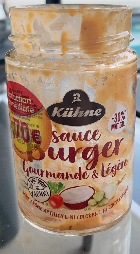 Sauce Burger gourmande & legere