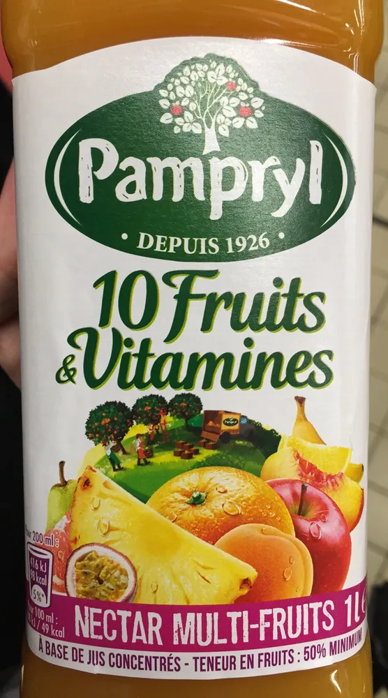 10 fruits & vitamines - Nectar multi-fruits