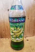 Sirop de banane verte
