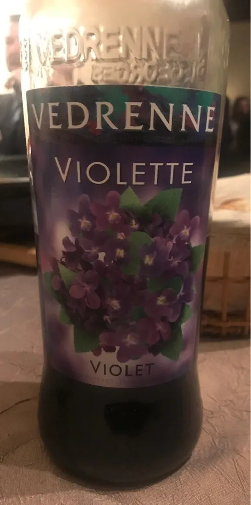 Sirop Arôme De Violette Védrenne 1 L, 1 Bouteille