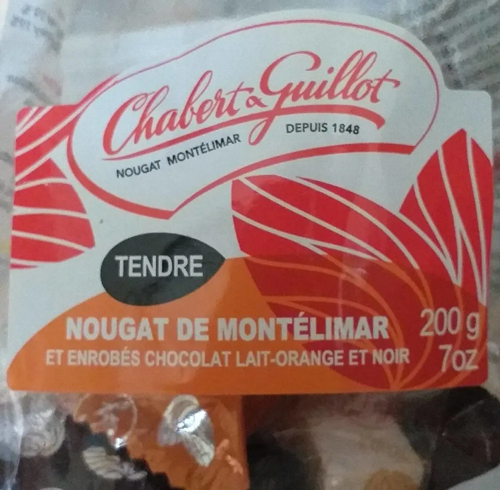 Assortiments denougats deMontelimar etde chocolats