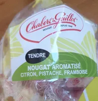 Nougat aromatisé citron pistache framboise