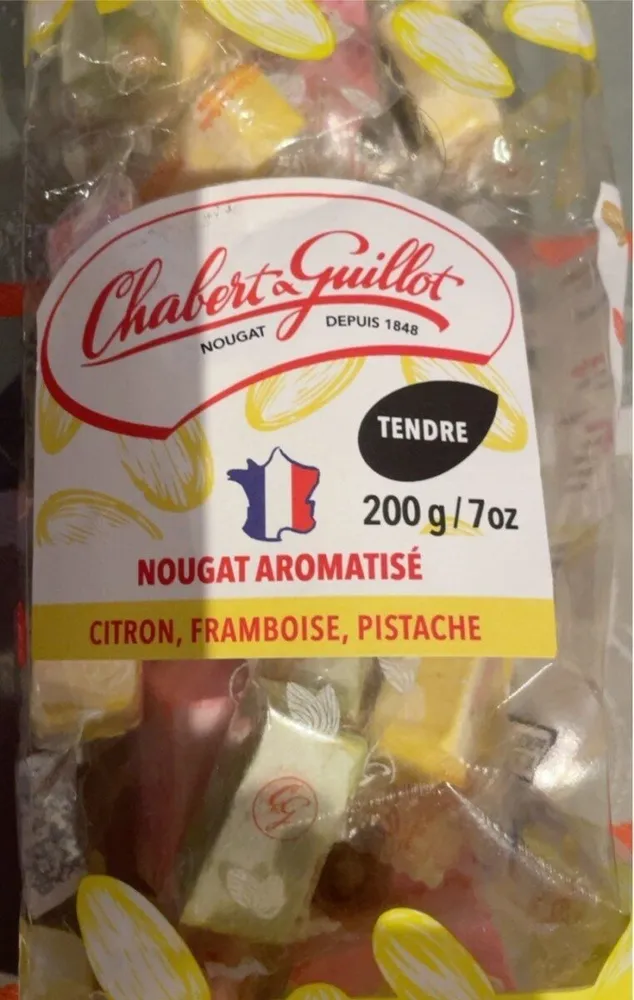 Nougat aromatise