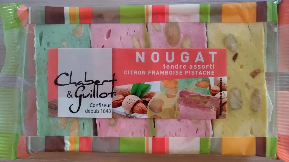Nougat tendre assorti