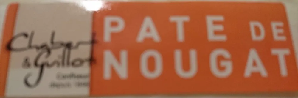 Pâte de nougat