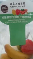 Mini fruits pâte d amandes