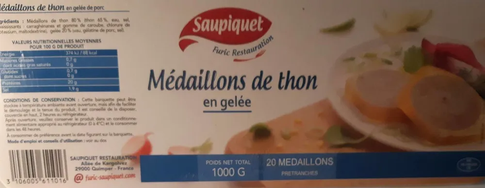 Médaillons de thon