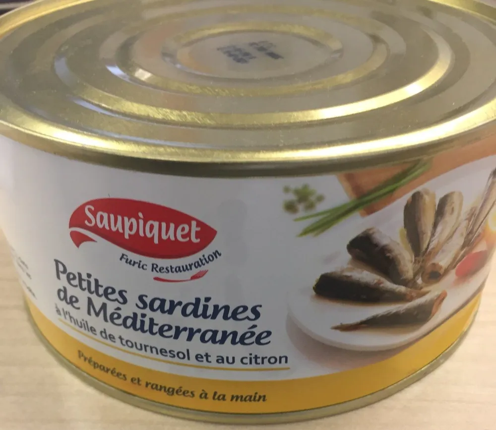 Petites Sardines de Méditerranée à l'Huile de Tournesol et au Citron
