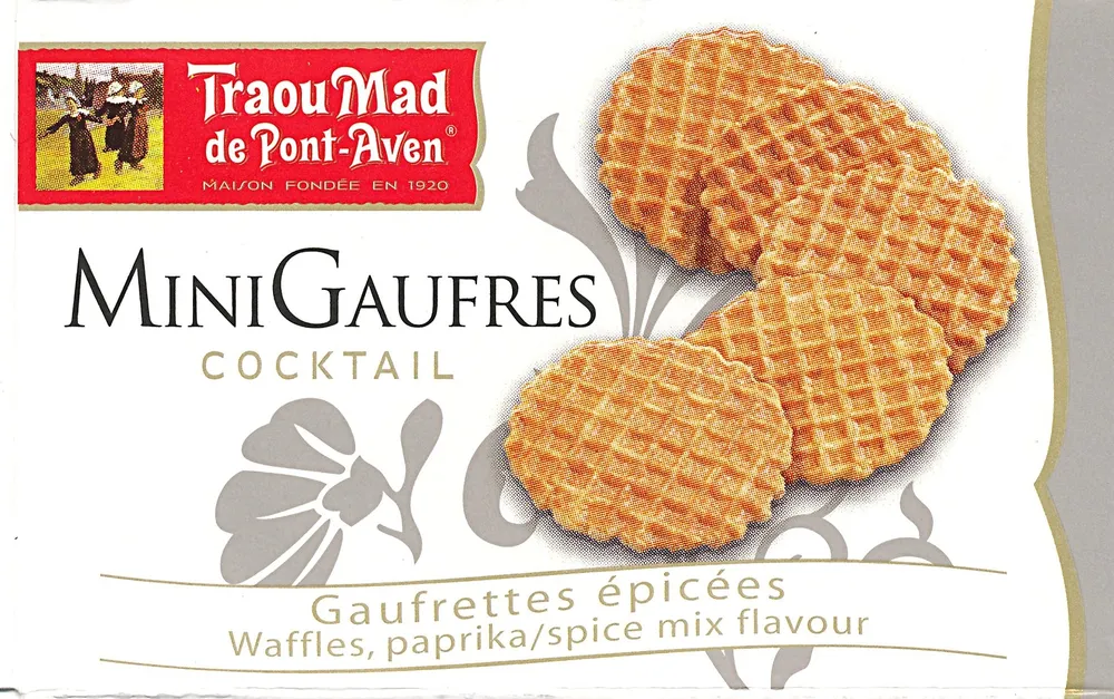 Mini Gaufres - Gaufrettes épicées pour l'apéritif