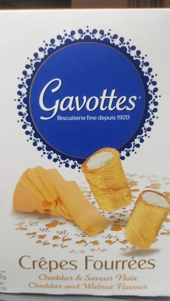 Apéricrêpes Cheddar Saveur Noix