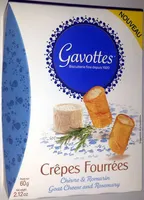 Crêpes Fourrées Chèvre & Romarin