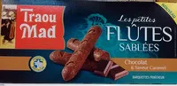 Les petites Flûtes Sablées Chocolat & Saveur Caramel