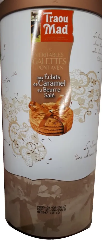 Galettes de Pont-Aven avec Éclats de Caramel au Beurre Salé