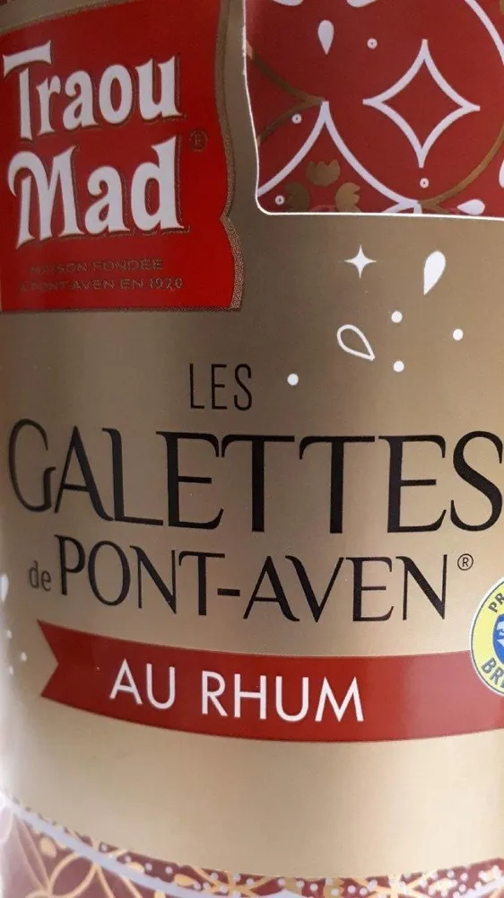 Les galettes de pont aven au rhum