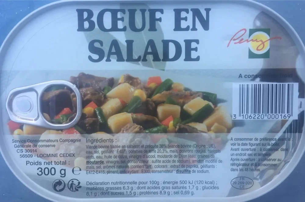 Boeuf en salade