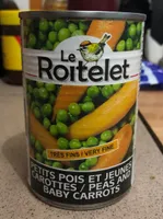 Petits pois et jeunes carottes