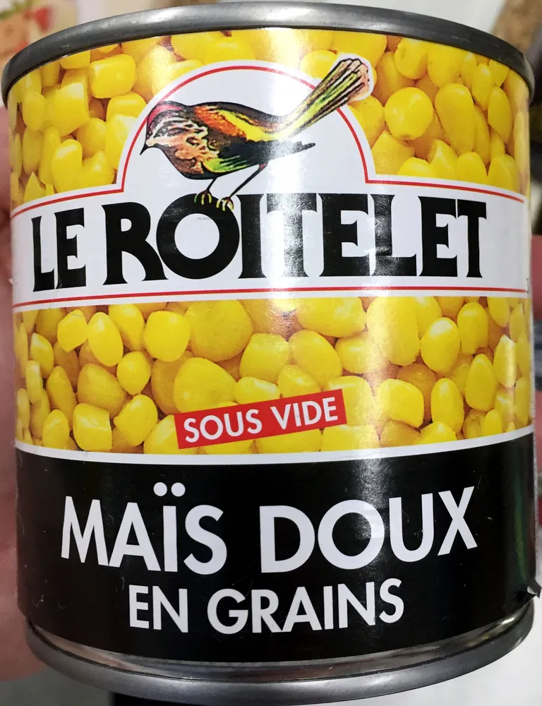 Maïs doux en grains