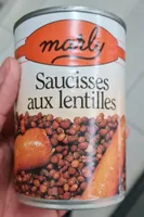 Saucisse aux lentilles