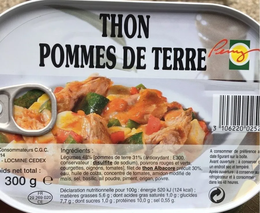 Thon Pommes de Terre