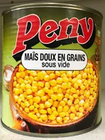 Maïs doux en grains sous vide