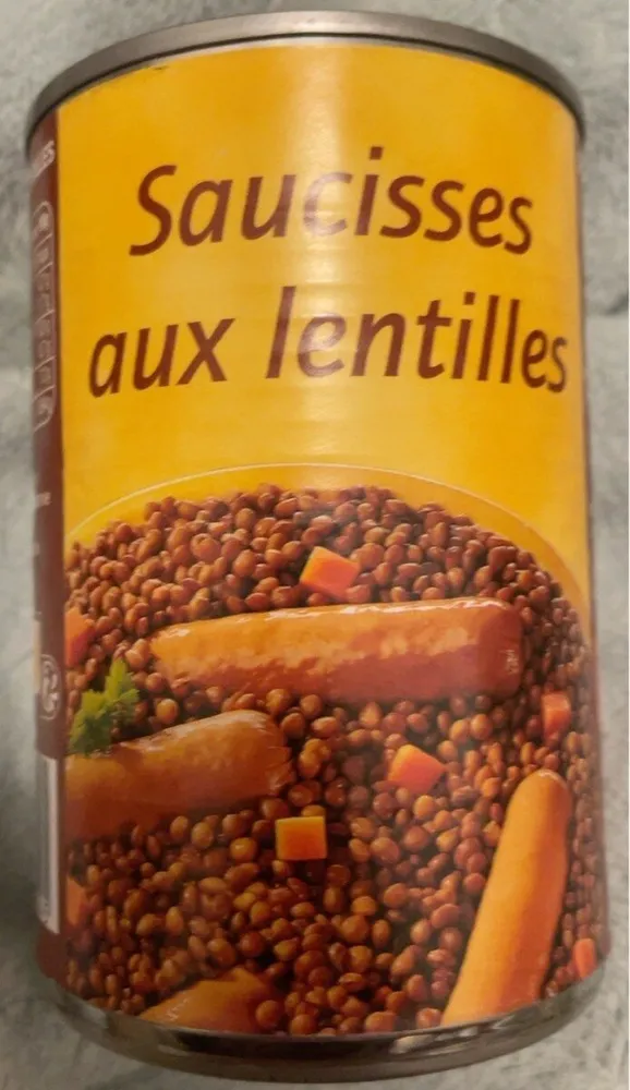Saucisses aux lentilles